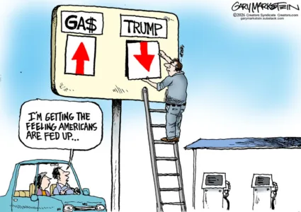 Editorial cartoon for Oct. 1, 2026